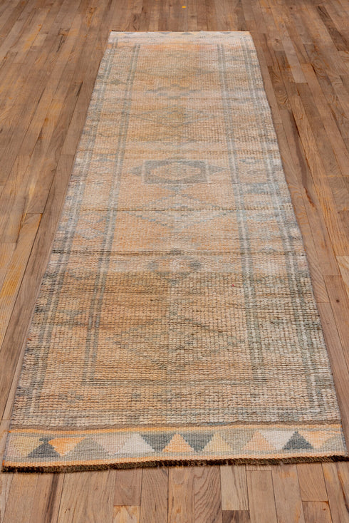 Vintage Oushak Runner Rug (2' x 11')